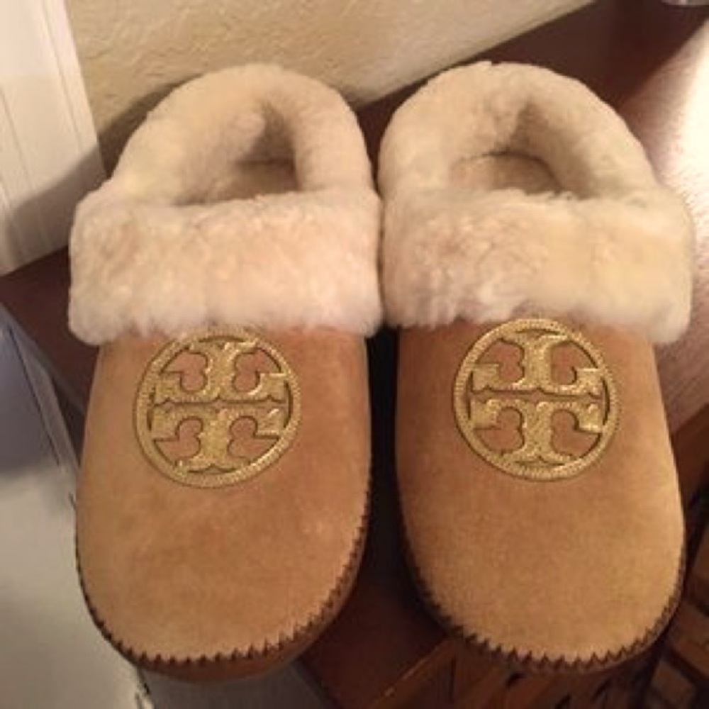 Tory Burch - Royal Tan - Coley Slippers - Size 8